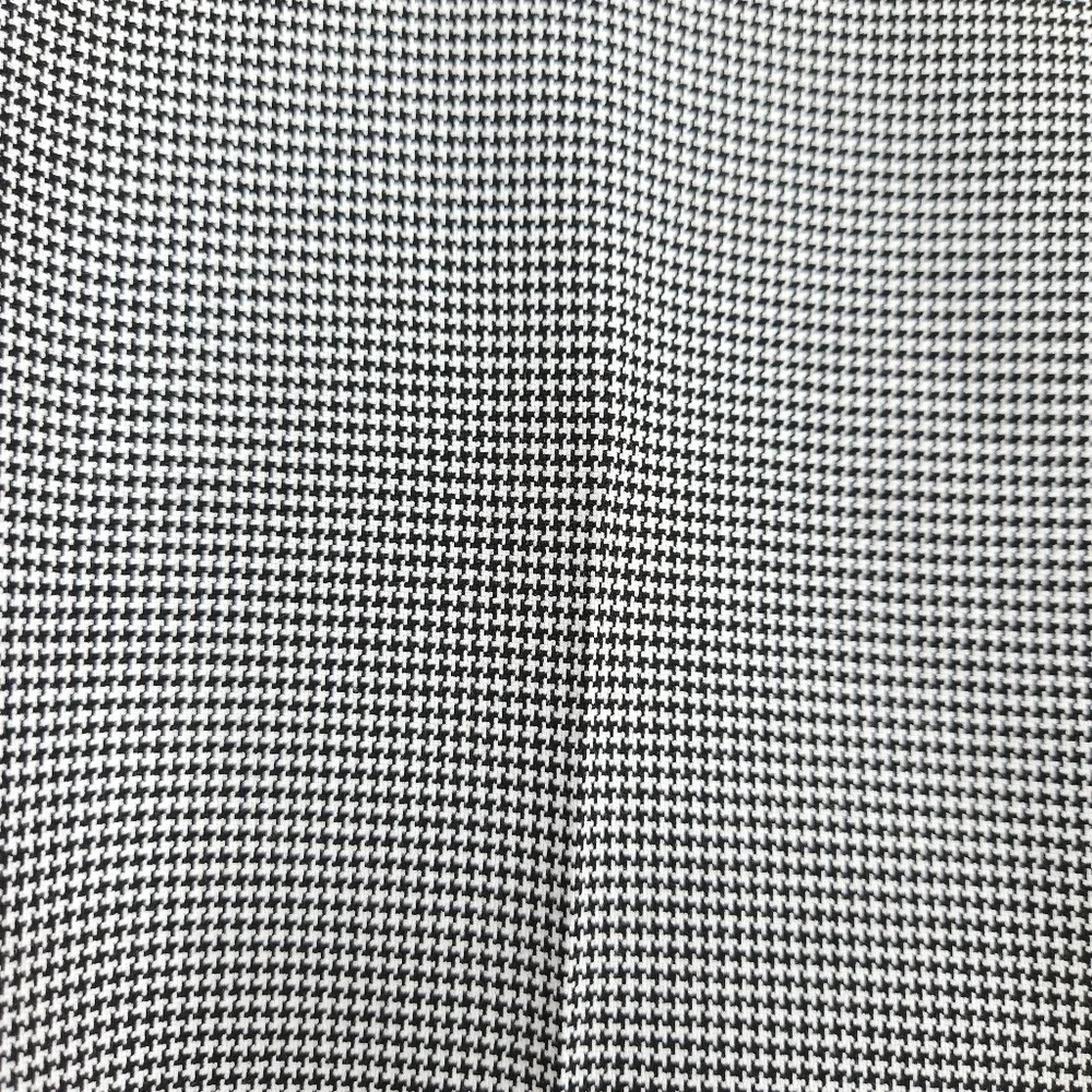 Banana Republic Ryan Slim Straight Dress Pants Black Houndstooth Trousers Slacks